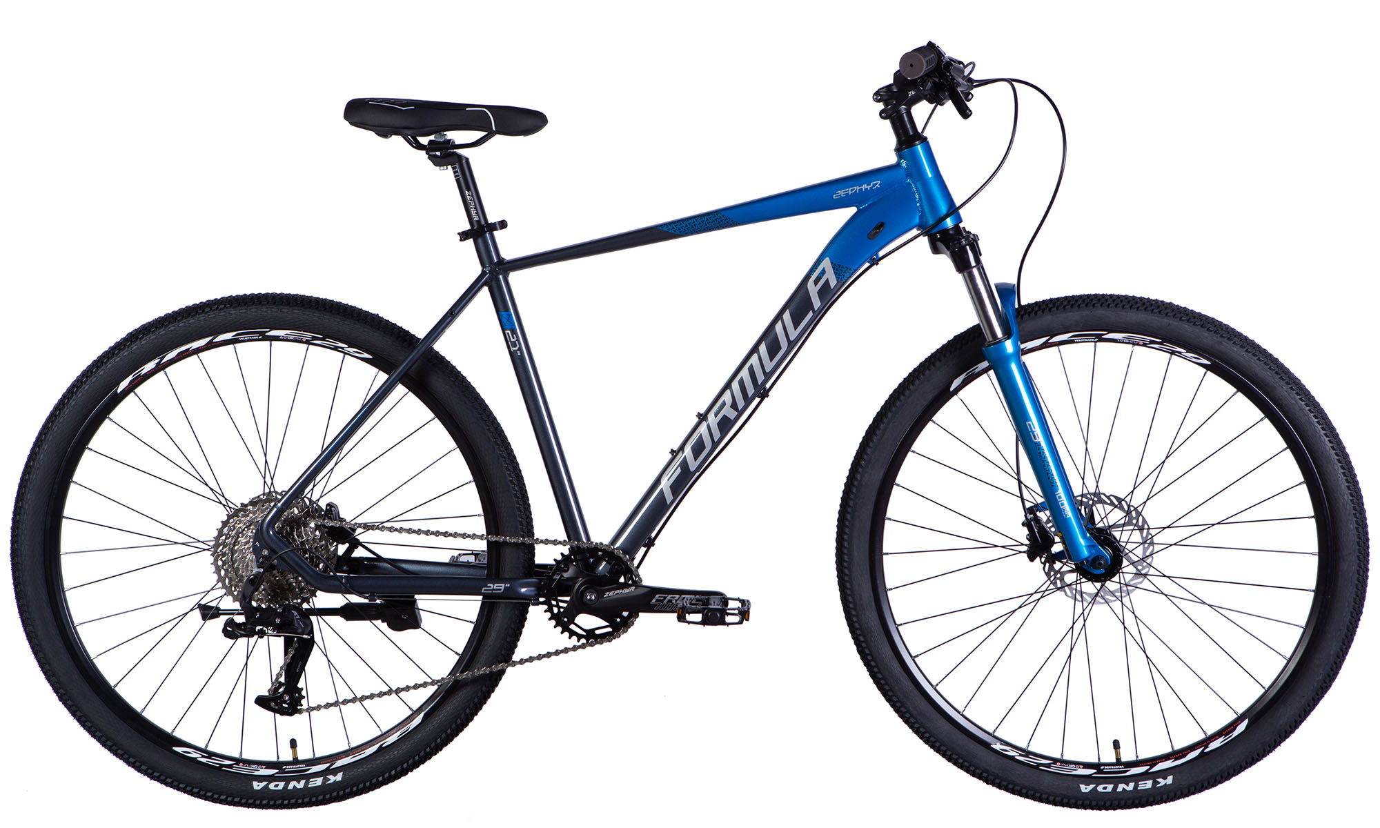 Formula ZEPHYR 1.0 HDD 29 Велосипед, XL розмір, кадр 21 ", 2025, синьо-сірий